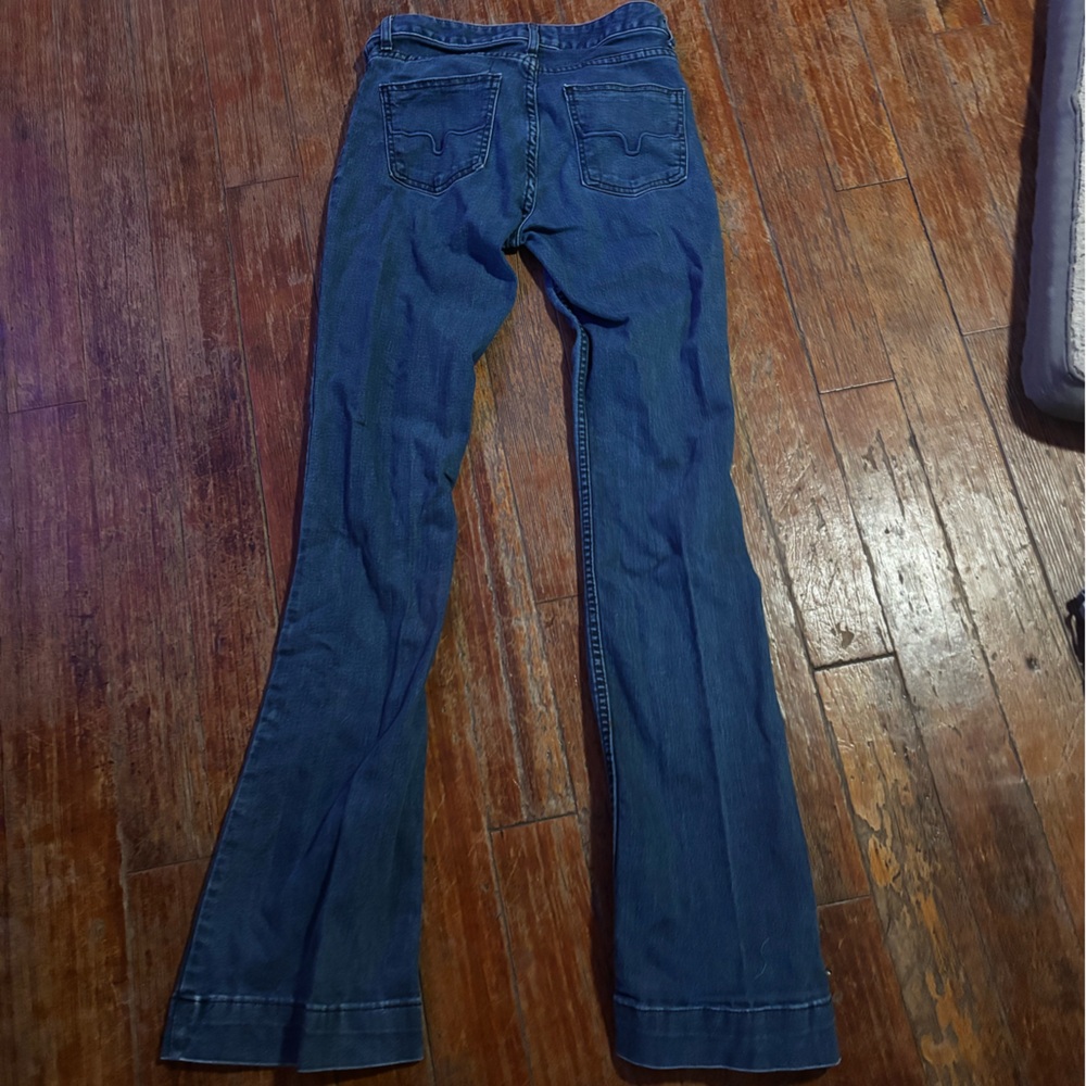 Kimes Ranch Dark Blue Flare Jeans